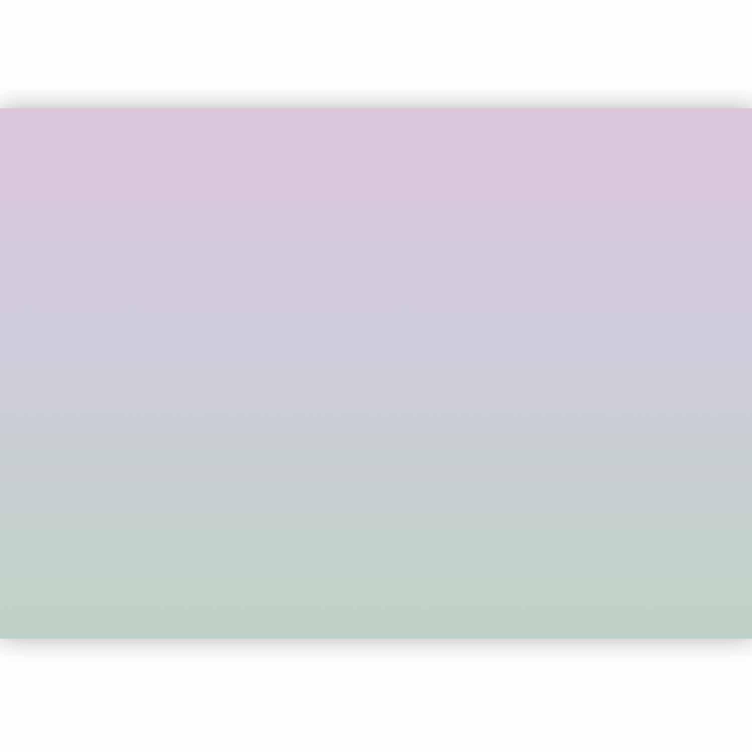 Fototapete - Pastel Gradient - Transition of Colors from Violet to Mint Artgeist
