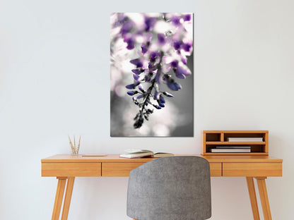 Leinwandbild - Violet Ringtones (1 Part) Vertical Artgeist