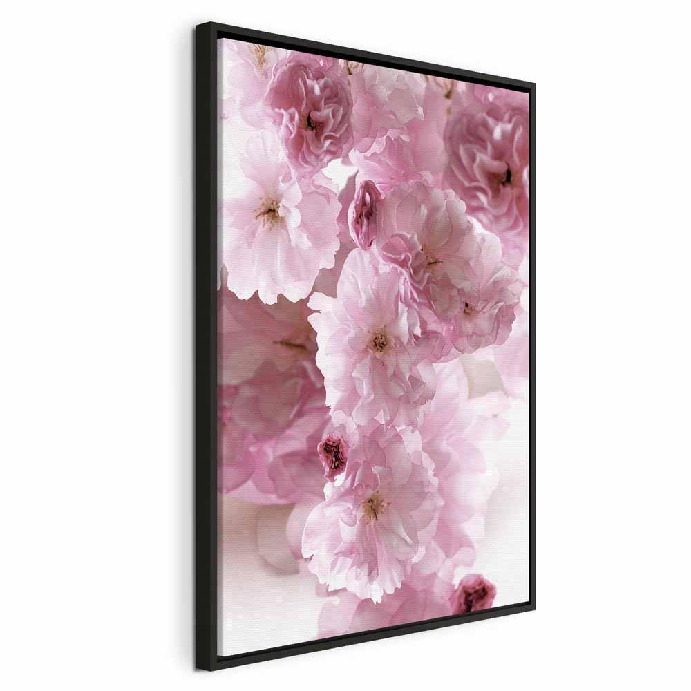 Leinwandbild - Flowery Glamour (1-part) - Flower Petals in Shades of Pink