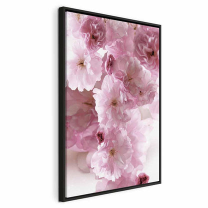 Leinwandbild - Flowery Glamour (1-part) - Flower Petals in Shades of Pink