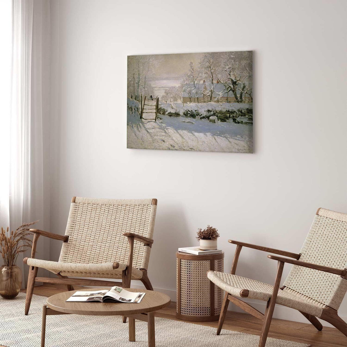 Leinwandbild - Claude Monet – The Magpie