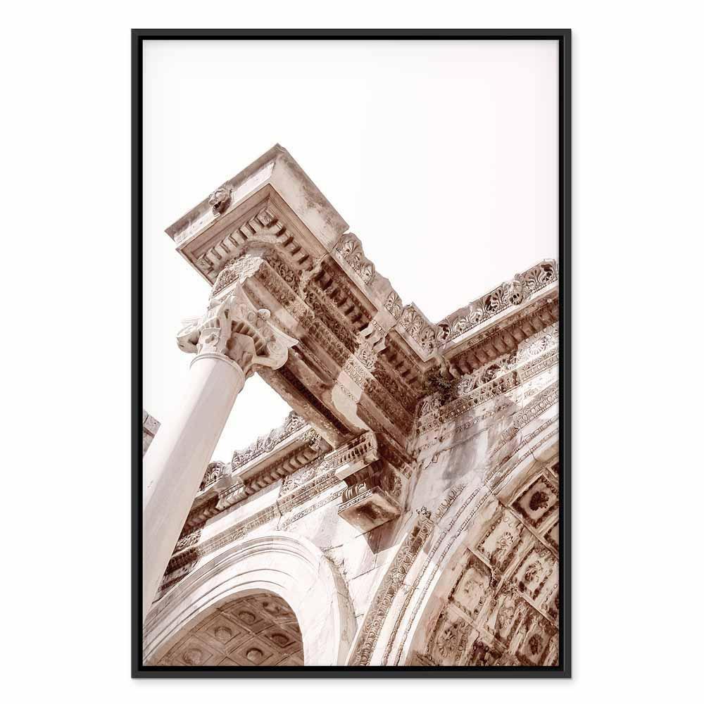 Leinwandbild - Temple of Hadrian (1 Part) Vertical