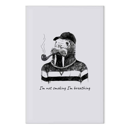 Leinwandbild - I'm Not Smoking I'm Breathing (1 Part) Vertical