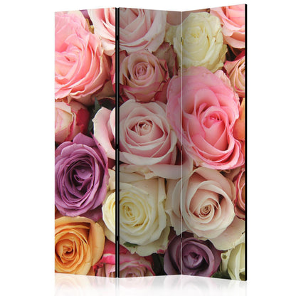 Paravent - Pastel roses Artgeist