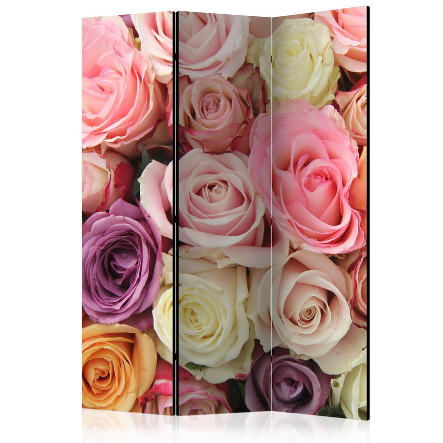 Paravent - Pastel roses Artgeist