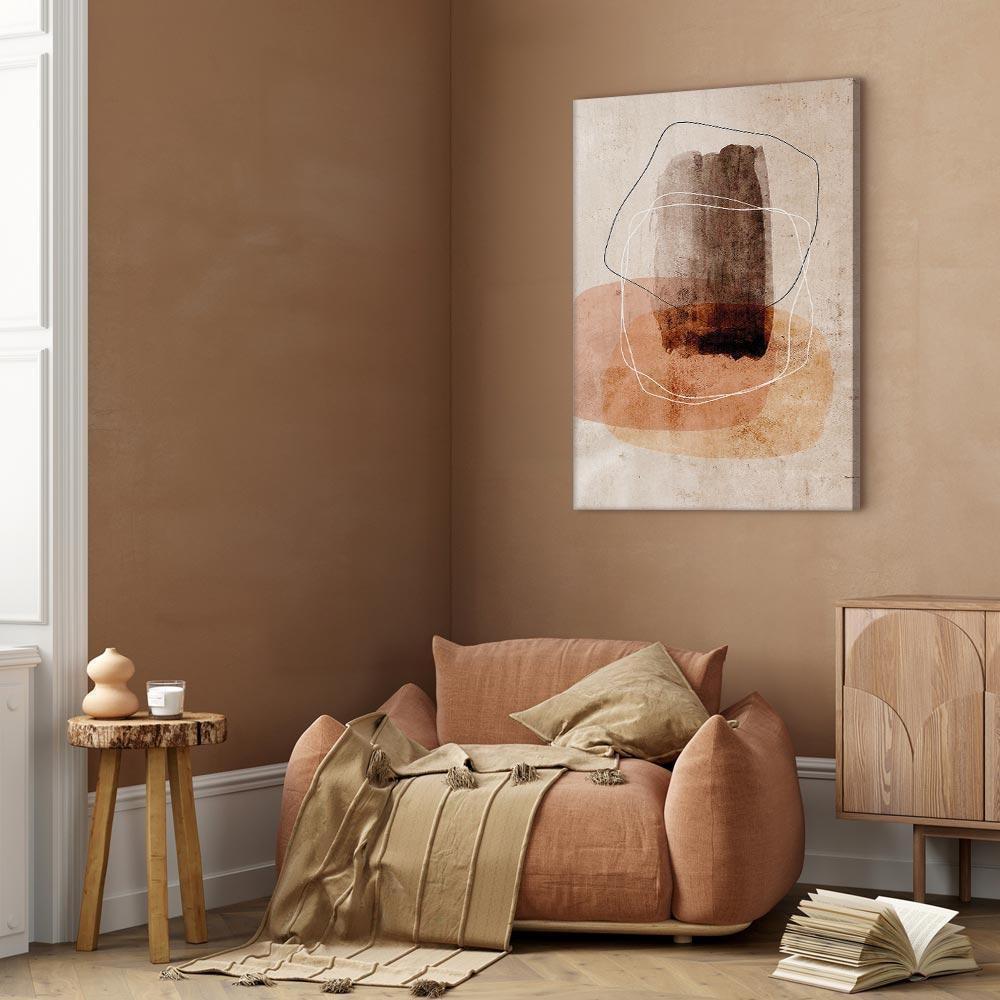 Leinwandbild - Circle of Desires (1 Part) Vertical