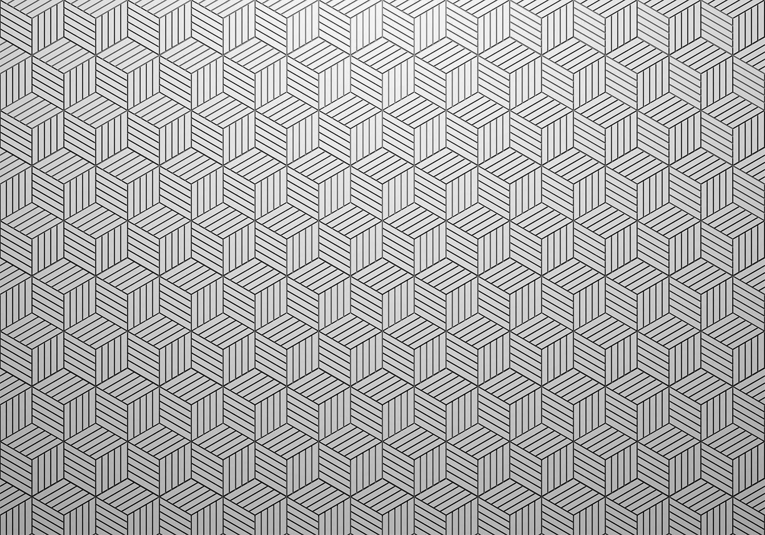 Fototapete - Hexagons in Detail Artgeist
