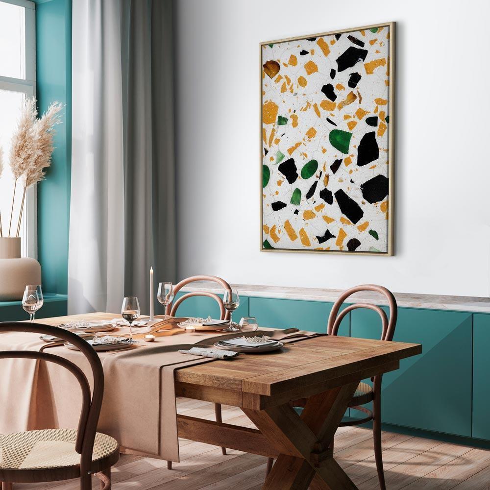 Leinwandbild - Terrazzo (1 Part) Vertical