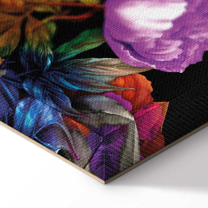 Leinwandbild - Nature in Summer Hues (1-part) - Flower Garden of Inspiration