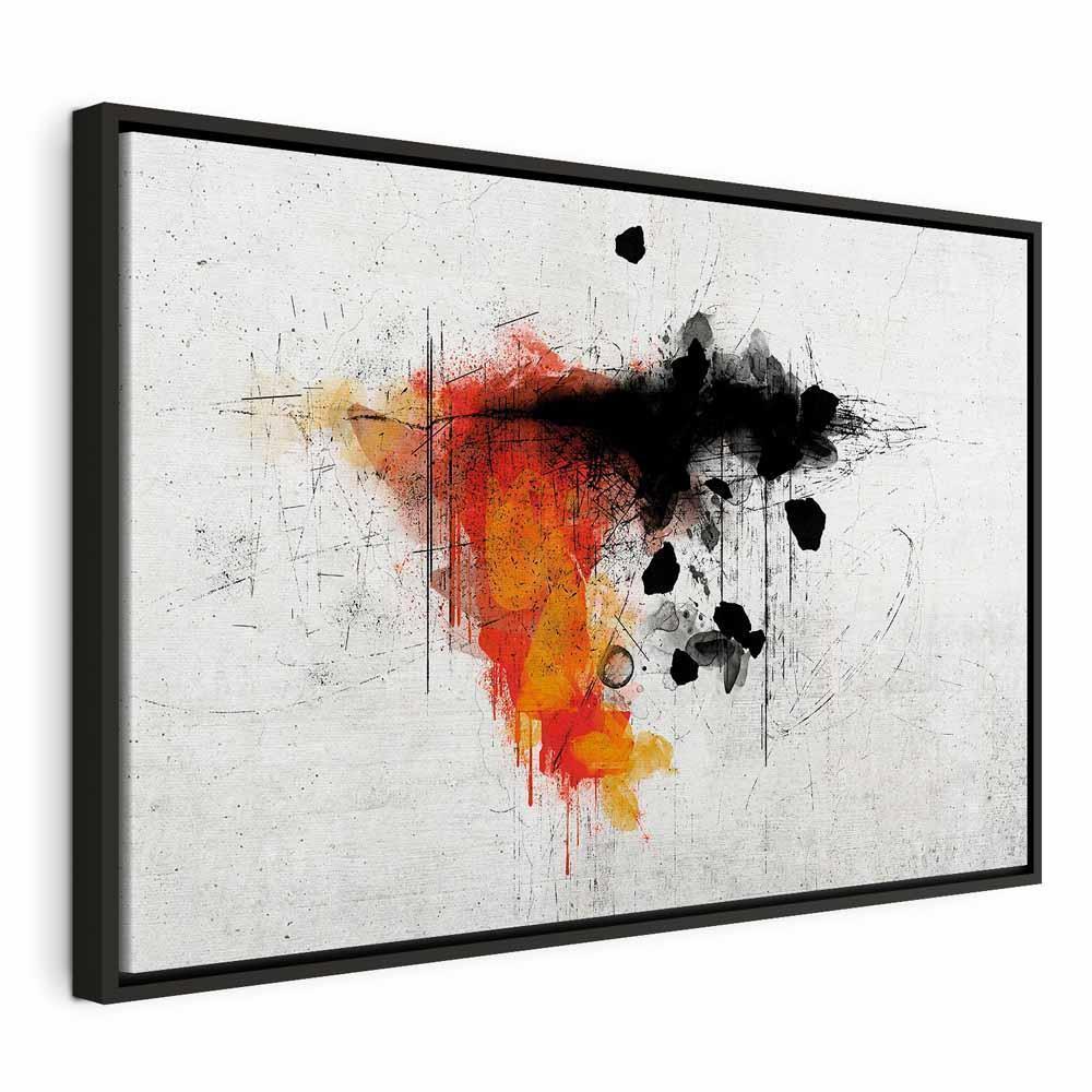 Leinwandbild - Expression of Red (1 Part) Wide