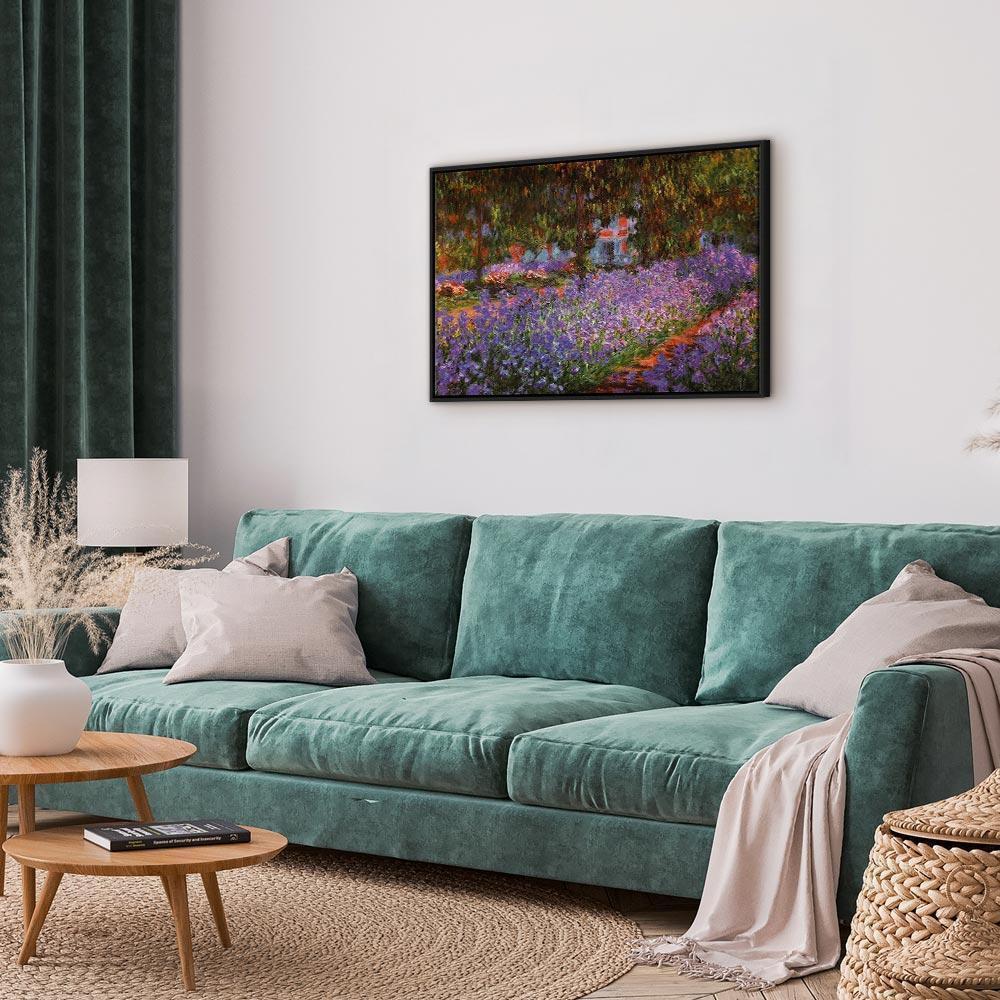 Leinwandbild - Claude Monet – The Artist’s Garden at Giverny