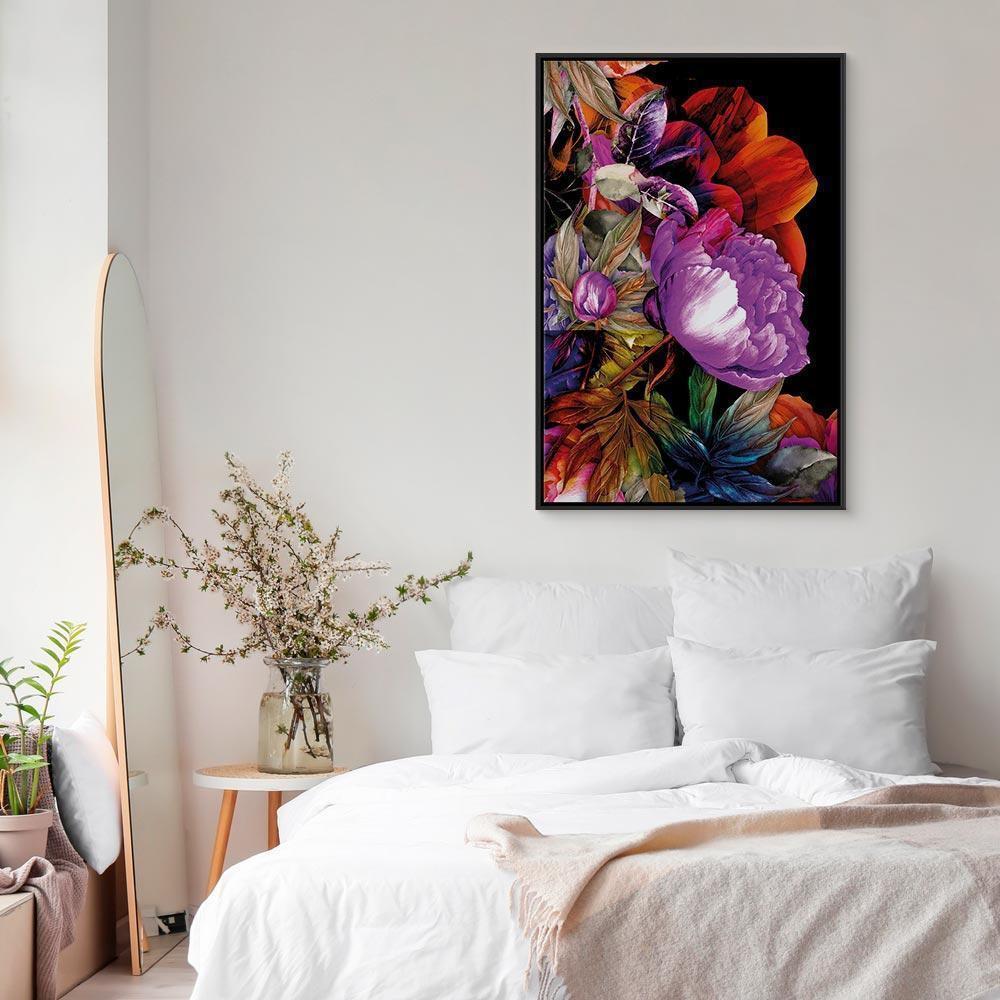 Leinwandbild - Nature in Summer Hues (1-part) - Flower Garden of Inspiration