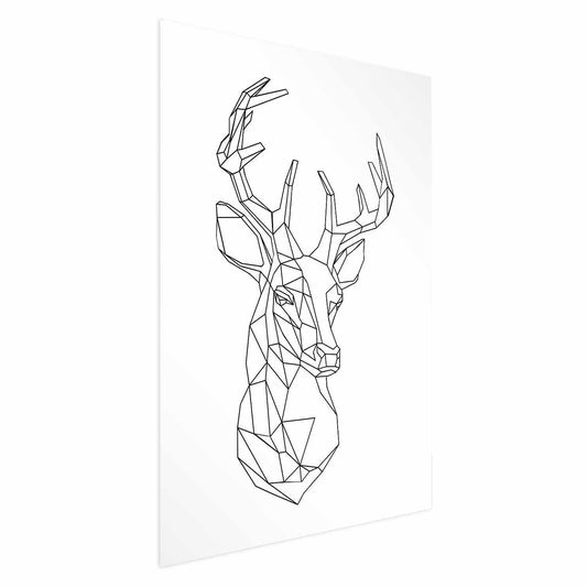 Poster - Geometric Deer Artgeist