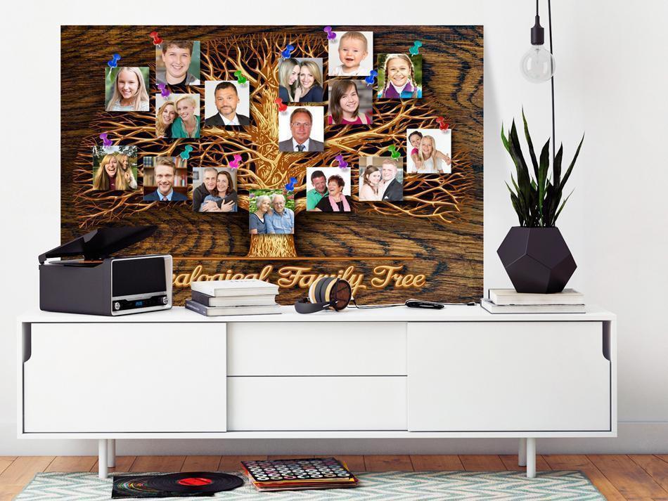Korkbild - Family Tree [Corkboard]