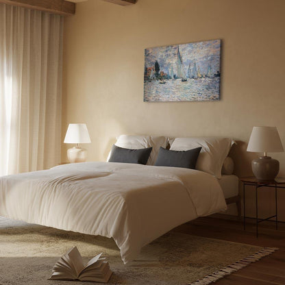 Leinwandbild - Claude Monet - Sailboats, Regatta in Argenteuil