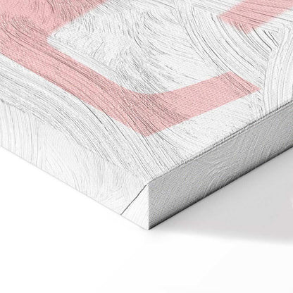 Leinwandbild - Grey Love (1 Part) Vertical