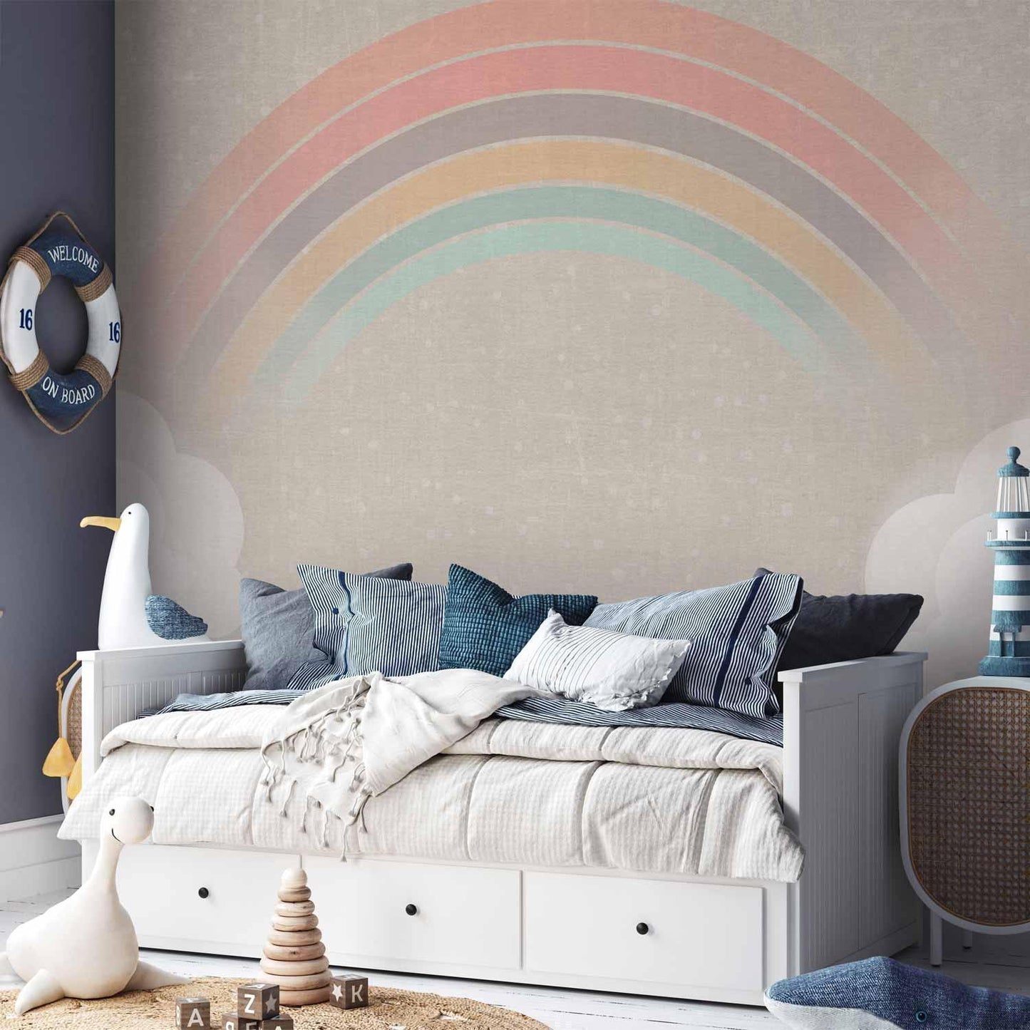 Fototapete - Rainbow in the Rain