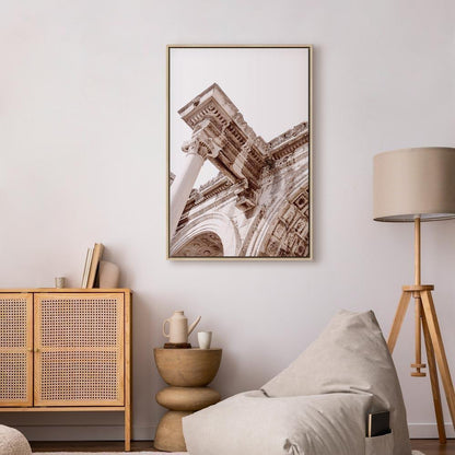 Leinwandbild - Temple of Hadrian (1 Part) Vertical