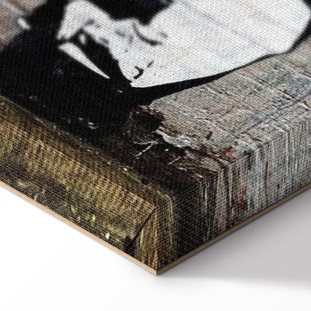 Leinwandbild - Mario and Cop by Banksy