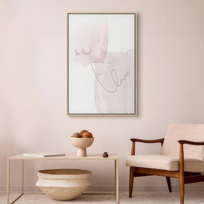 Leinwandbild - You Need Love (1 Part) Vertical