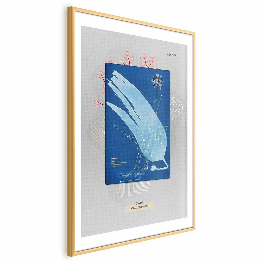 Modernes Poster mit dezenten Farben im Naturstil

