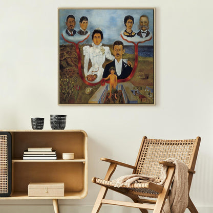 Leinwandbild - Frida Kahlo – My Grandparents, My Parents and I