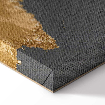 Leinwandbild - World Map: Modern Aesthetics