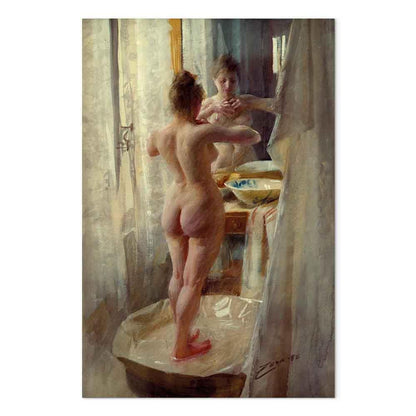 Leinwandbild - Anders Zorn – Tube