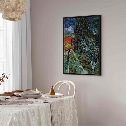 Leinwandbild - Vincent Van Gogh – The Garden of Dr Gachet in Auvers