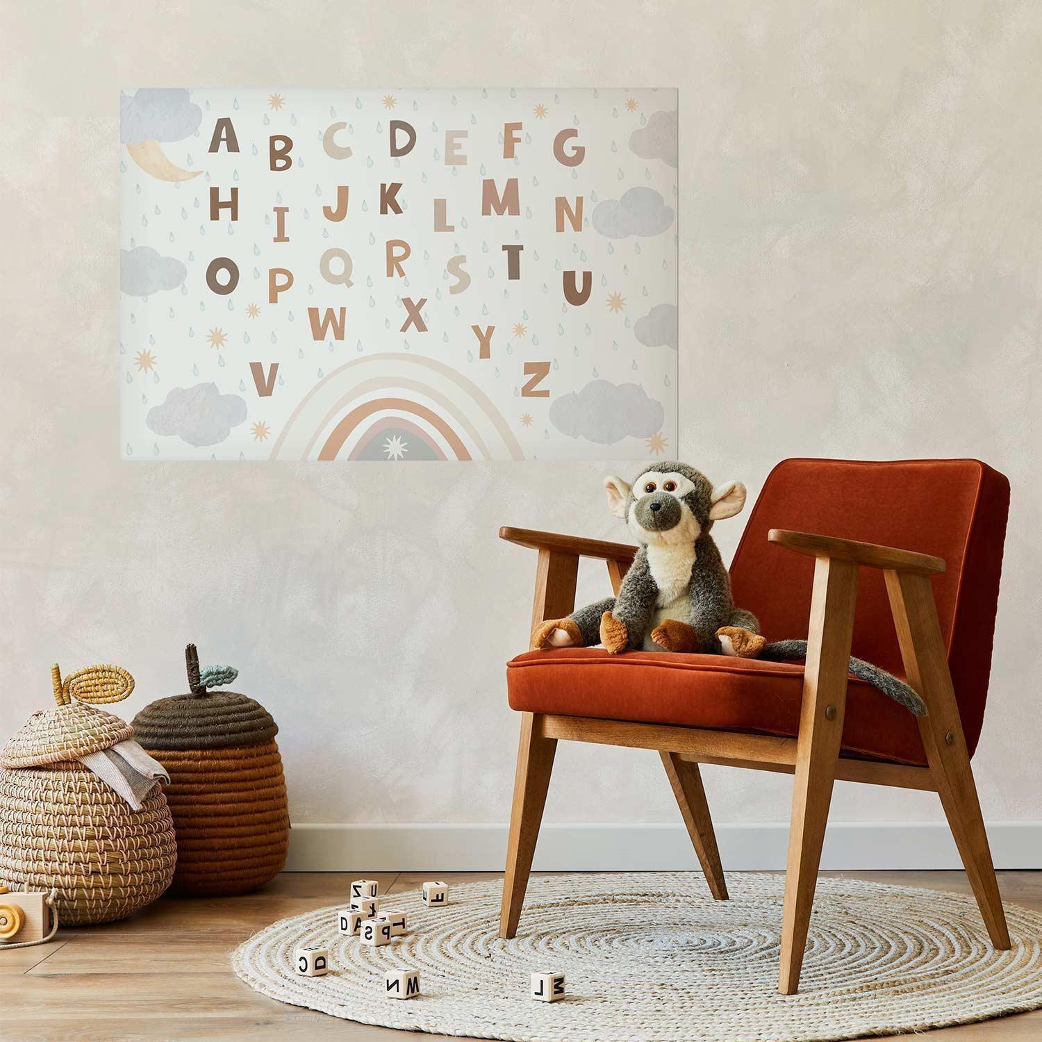 Poster - Letters in Muted Colors Artgeist