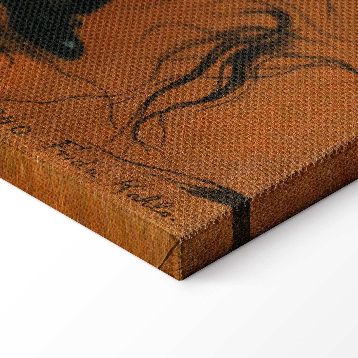 Leinwandbild - Frida Kahlo – Self-Portrait with Cropped Hair