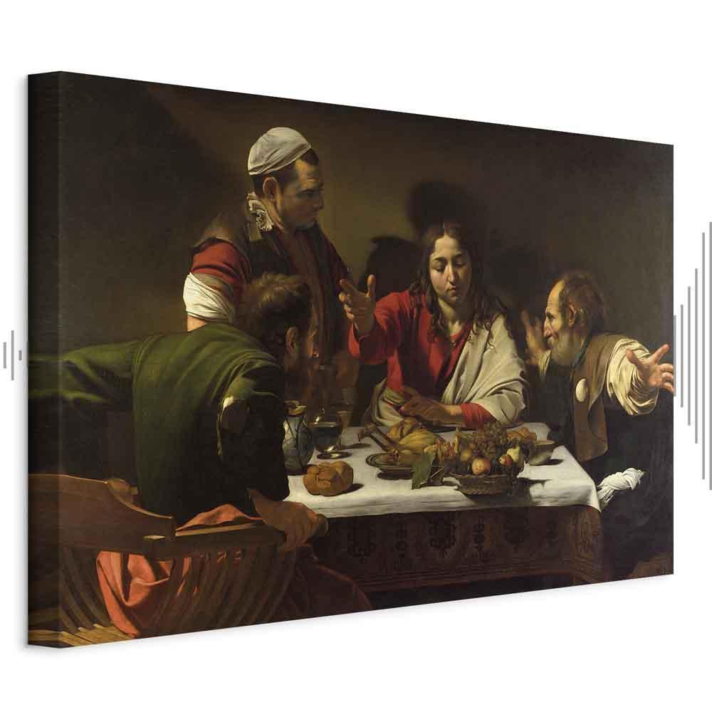 Leinwandbild - Caravaggio – Supper at Emmaus