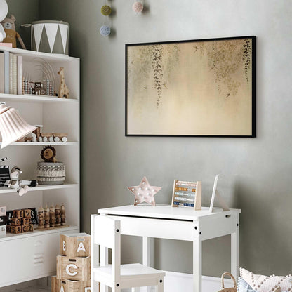 Poster - Beige Hummingbirds