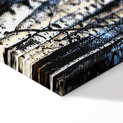 Leinwandbild - Frosty January (1 Part) Vertical