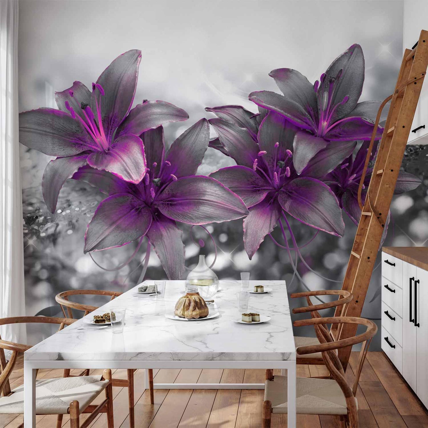 Fototapete - Secret of the Lily Artgeist
