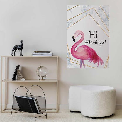 Poster - Hi Flamingo! Artgeist