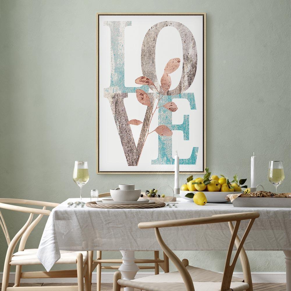 Leinwandbild - Flourishing Letters (1 Part) Vertical