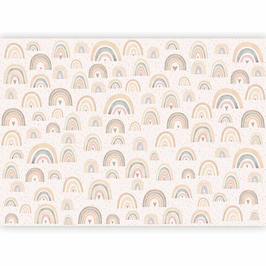 Fototapete - Rainbows and Hearts