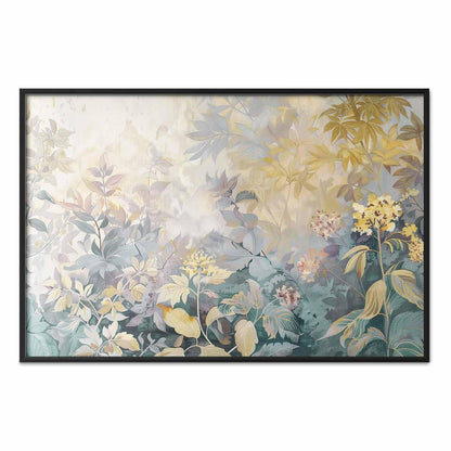 Poster - Tapestry Pattern in Colorful Flowers