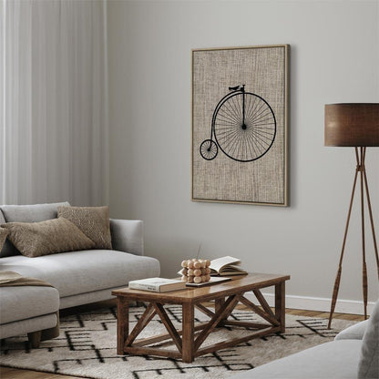 Leinwandbild - Vintage Bicycle (1 Part) Vertical