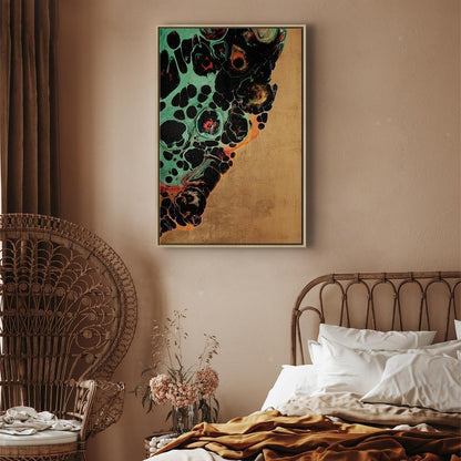 Leinwandbild - Composition of Micro Shapes (1-part) - Abstract Forms of Colors