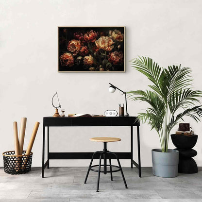 Leinwandbild - Blooming tulips