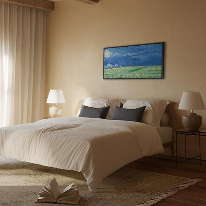 Leinwandbild - Vincent van Gogh – Wheatfield under Thunderclouds