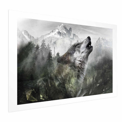 Poster - Howling Wolf Artgeist