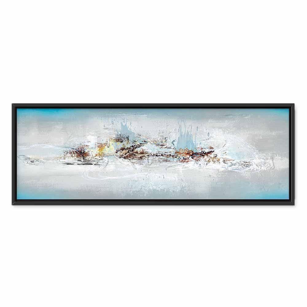 Leinwandbild - Winter Outside the Window (1 Part) Narrow