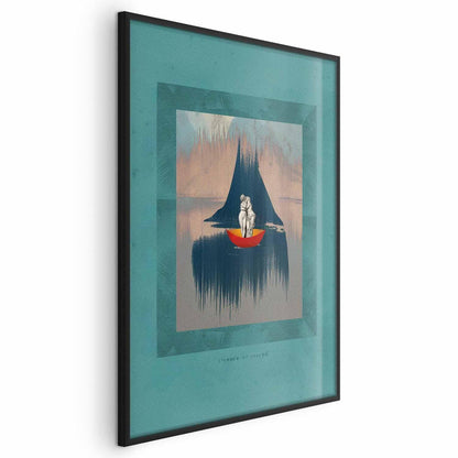 Poster - Couple on a Boat Artgeist
