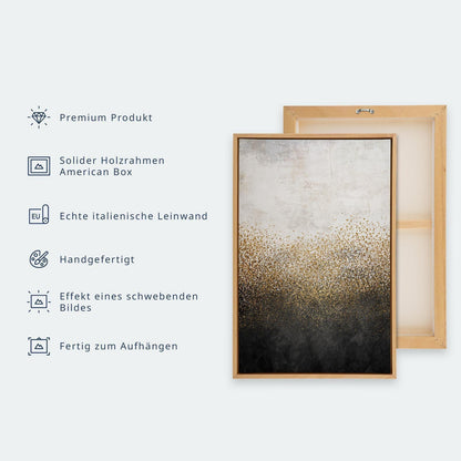 Leinwandbild - Floral Ornaments Carved in Delicate Sepia and Brown Shades Artgeist