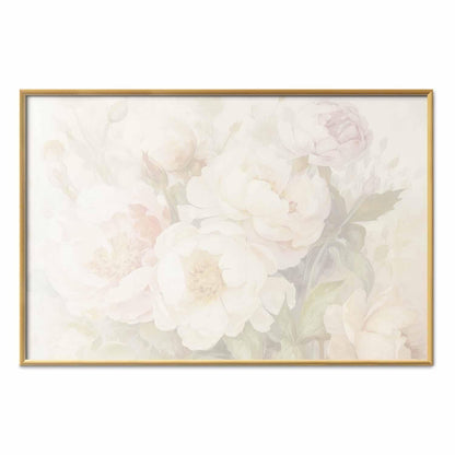 Poster - Peonies in the Mist