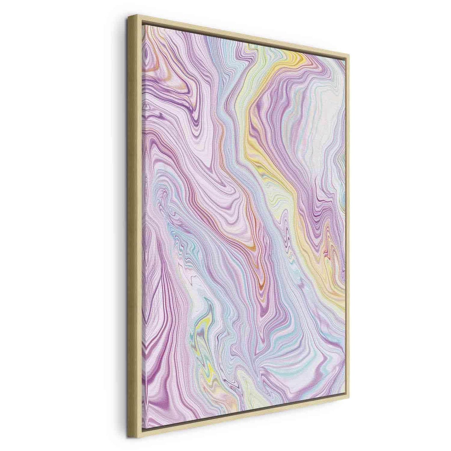 Leinwandbild - Colorful Dream - Abstract Shapes in Pastel Colors