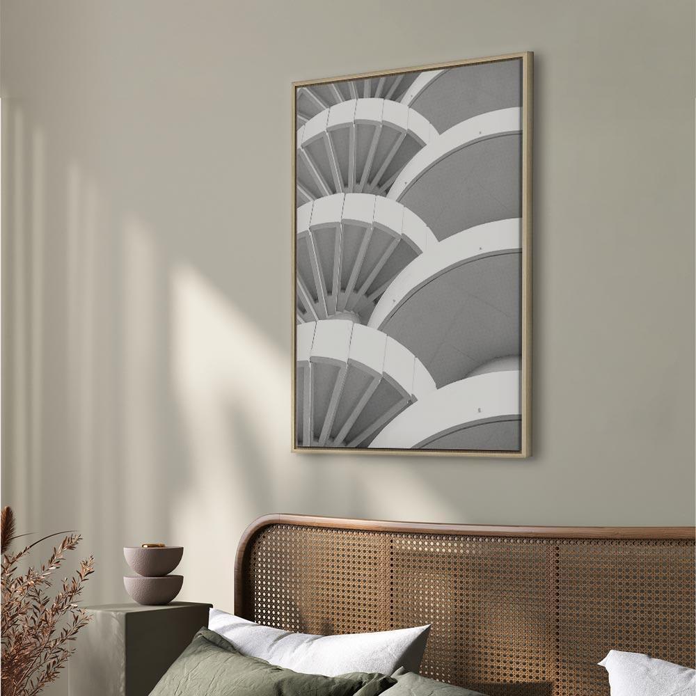 Leinwandbild - White Detail (1 Part) Vertical